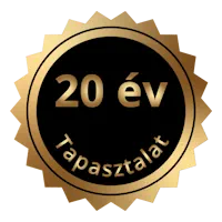 20 év tapasztalat